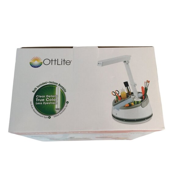 Ottlite Craft Caddy Lamp W94008 Craft Light Storage Organizer New - Picture 5 of 11